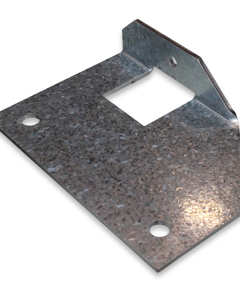 Halter für Quadratrohr im Endsatz MPF NNB V21